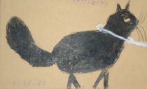 Schwarze Katze (Kinderzeichnung)