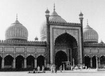 Große Moschee in Lahore/Pakistan 1967