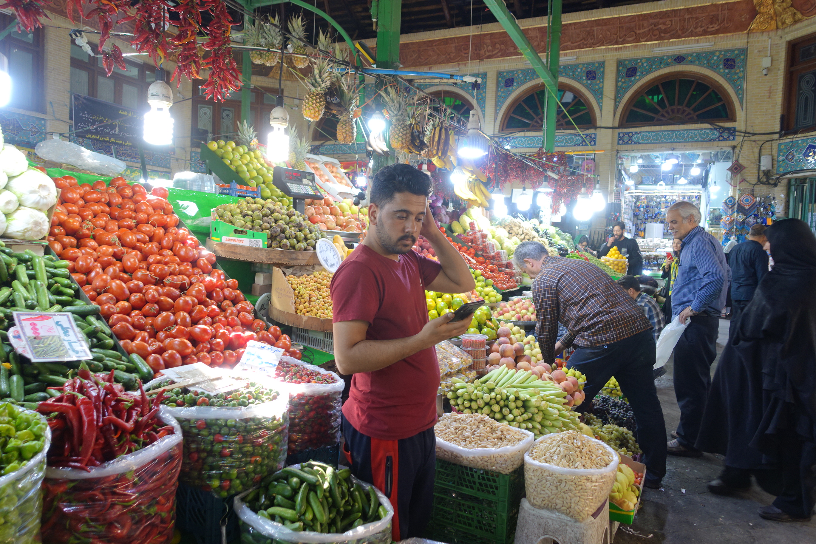 Fruchtstand im Tajrish-Bazar