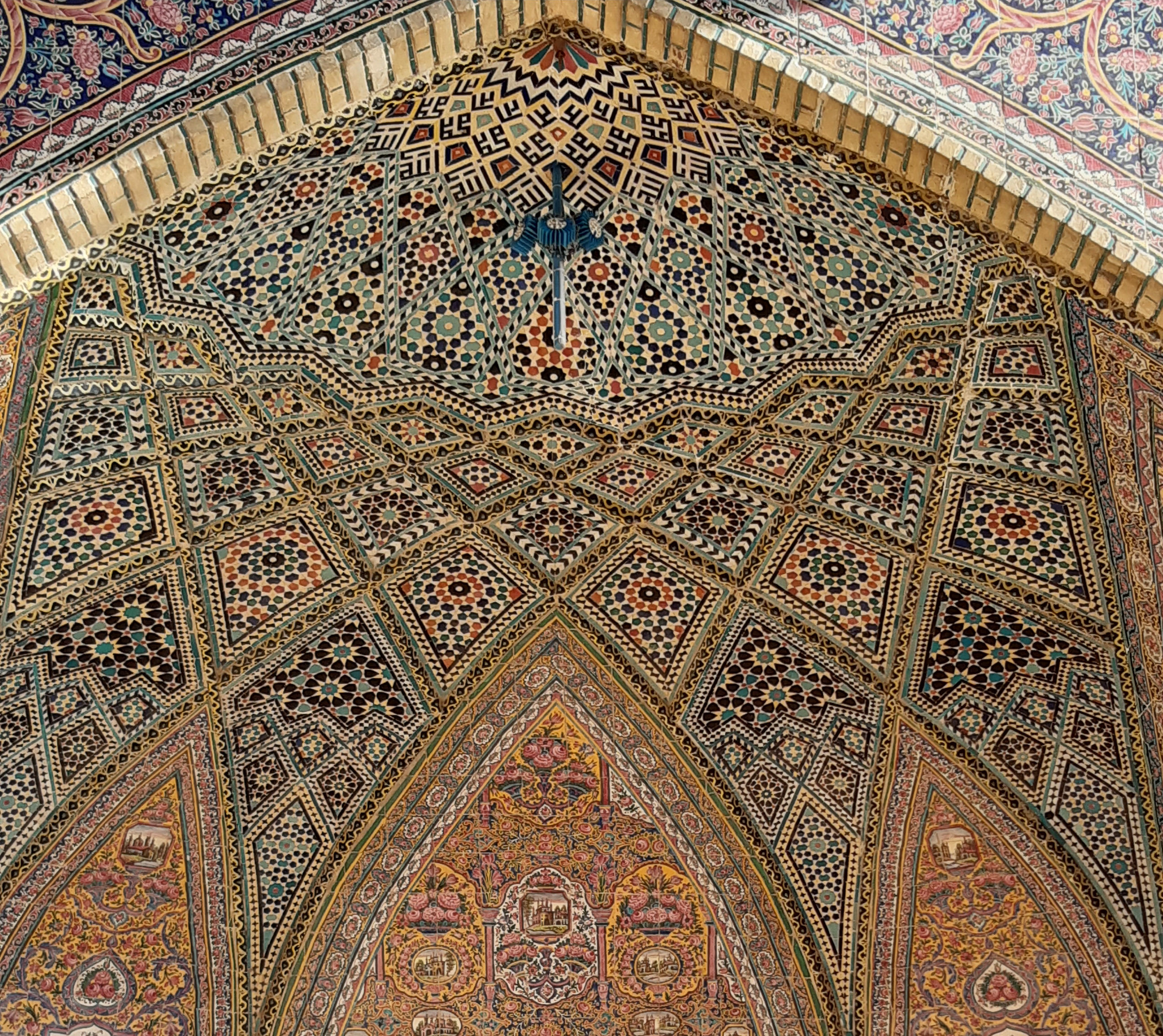 Liwan im Hof der Vakil-Moschee in Shiraz