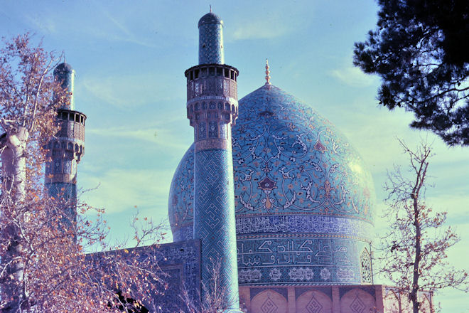 Medresse Madar-e-Shah vom Hotelbalkon 1967/68