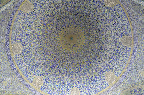 Große Kuppel der Shah-Moschee in Isfahan