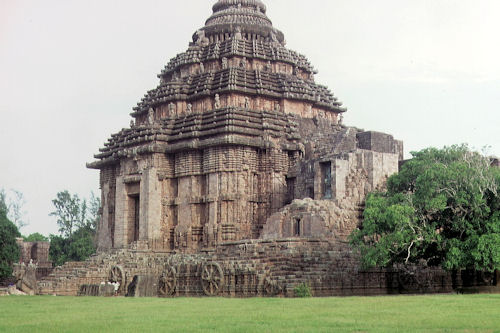 Sonnentempel in Konarak von Westen Sonnentempel in Konarak von Westen