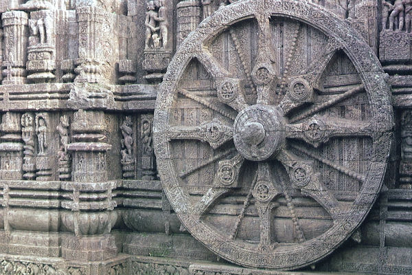 Rad am Sonnentempel in Konarak Rad am Sonnentempel in Konarak