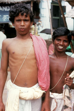 Zwei stolze Brahmanensöhne in Puri Zwei stolze Brahmanensöhne in Puri